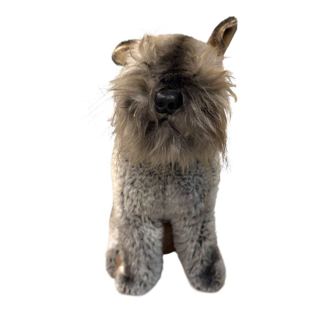 Vintage 1968 Kamar Japan Schnauzer Plush Dog Gray Stuffed Animal Retro Puppy - Picture 9 of 9
